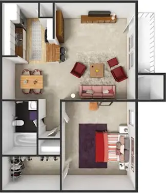 Kendall Manor floor plan 1