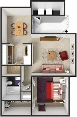 Kendall Manor floor plan 2