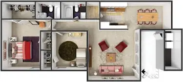 Kendall Manor floor plan 3
