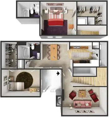 Kendall Manor floor plan 4