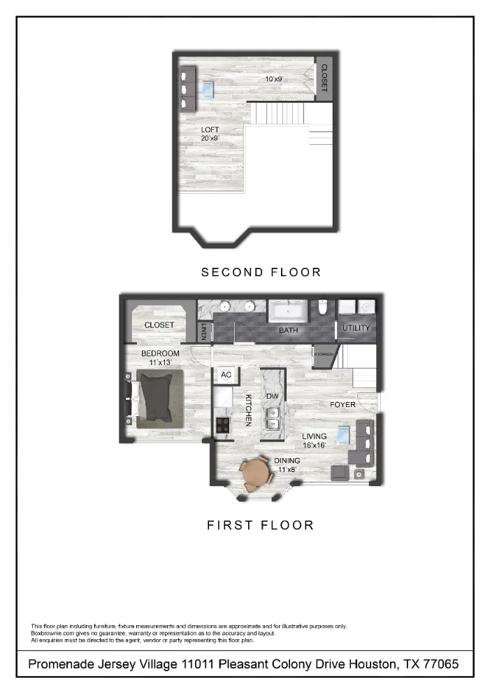 Kessler Jersey Village Houston Apartments FloorPlan 15