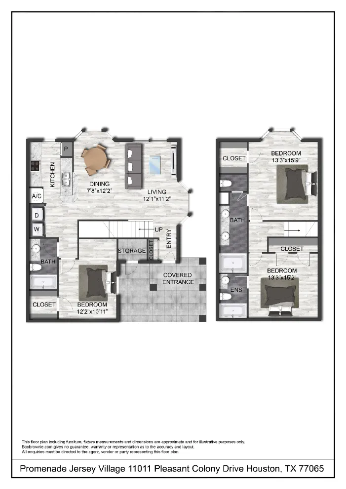 Kessler Jersey Village Houston Apartments FloorPlan 28