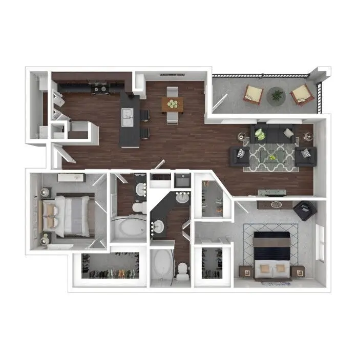 Kimpton Houston Apartments FloorPlan 8
