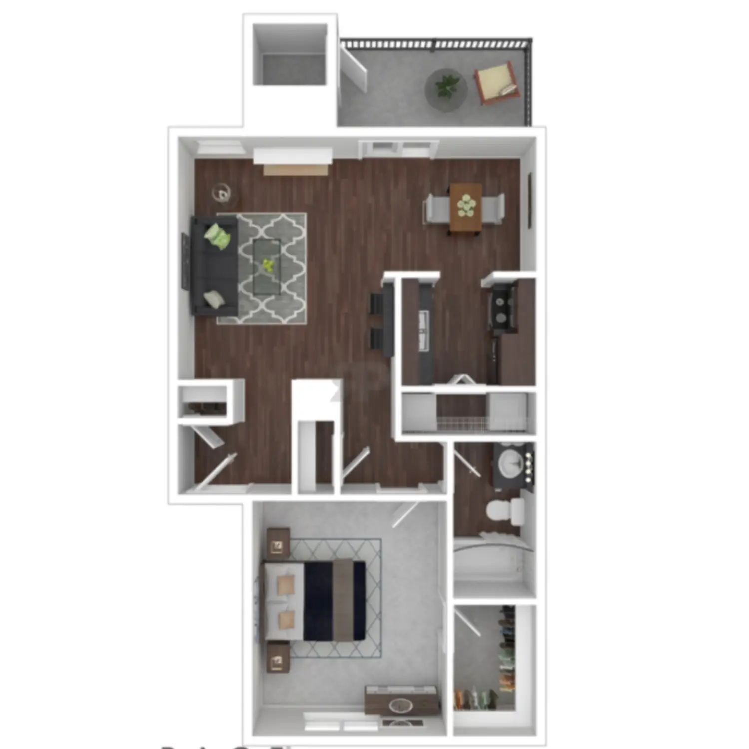 Park at Willowbrook Houston Rise Apartments FloorPlan 6