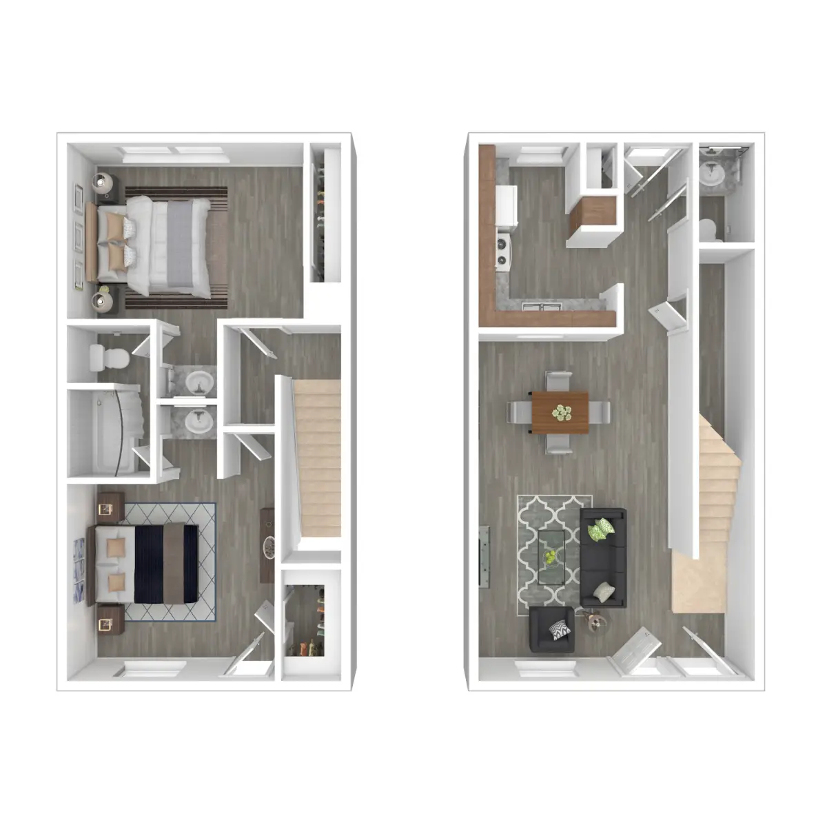 Kingswood Village Houston Rise Apartments FloorPlan 6