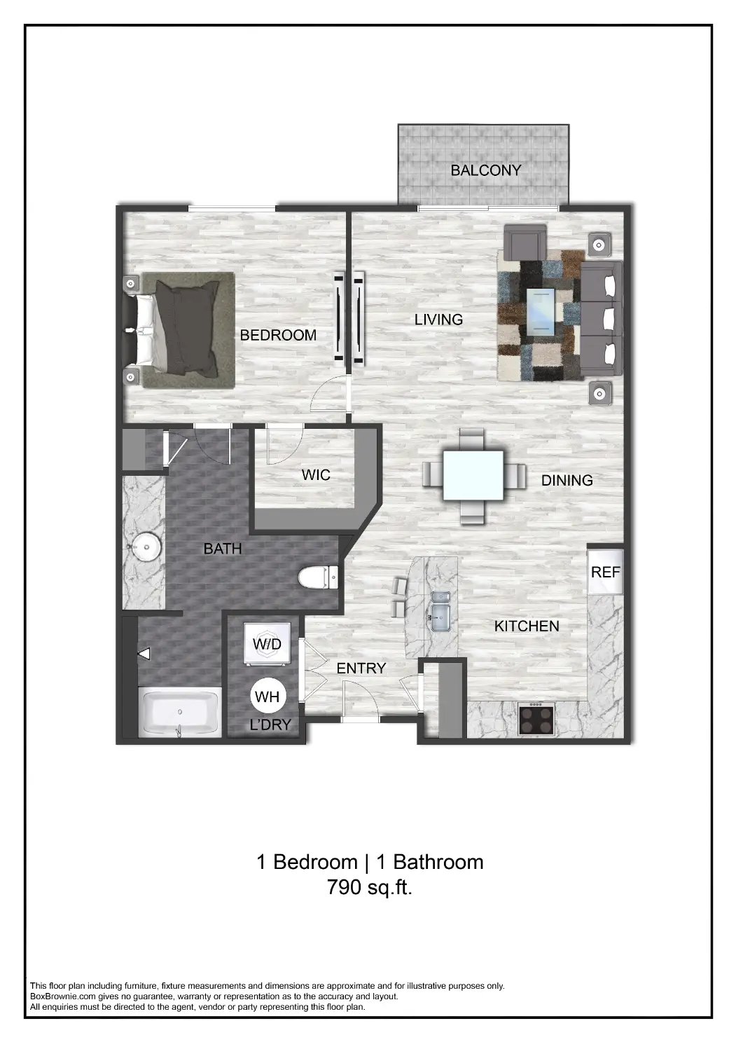 La Maison at River Oaks Houston Apartments FloorPlan 3