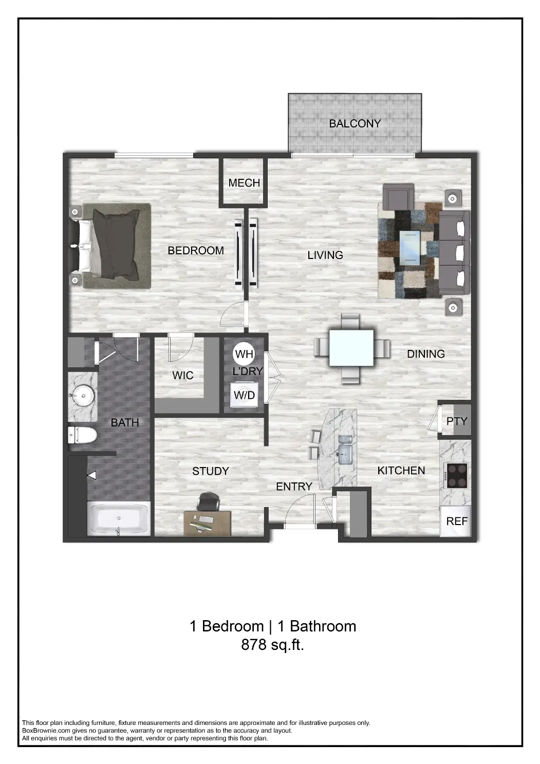La Maison at River Oaks Houston Apartments FloorPlan 5