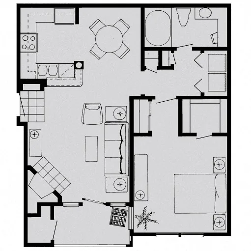 Lanesborough Apartments houston apartments floorplan 1