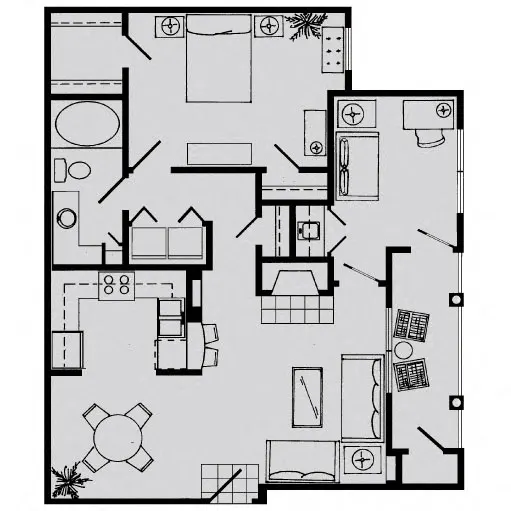 Lanesborough Apartments houston apartments floorplan 7