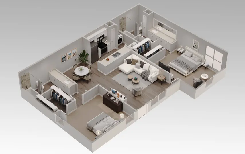 Langham Creek Town Homes Houston FloorPlan 4