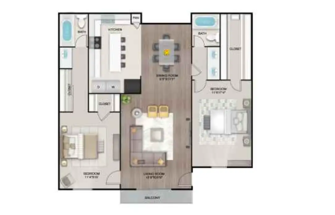 Latitude 2976 Apartments Floor Plan 10