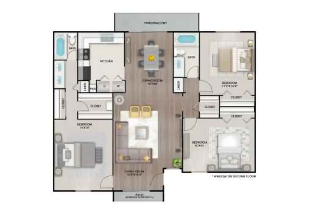 Latitude 2976 Apartments Floor Plan 12