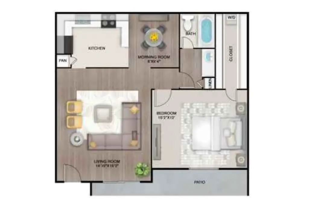 Latitude 2976 Apartments Floor Plan 3