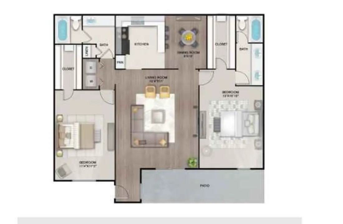 Latitude 2976 Apartments Floor Plan 9