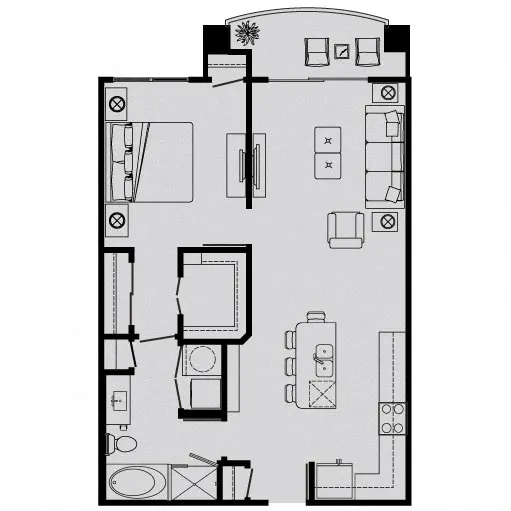 Le Palais Apartment Floor Plan 2