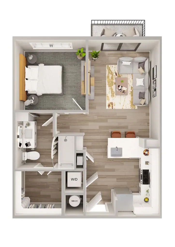 Lenox Bayside Houston Apartments FloorPlan 5