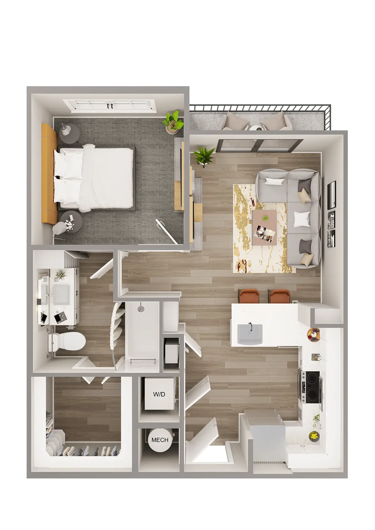 Lenox Bayside Houston Apartments FloorPlan 9