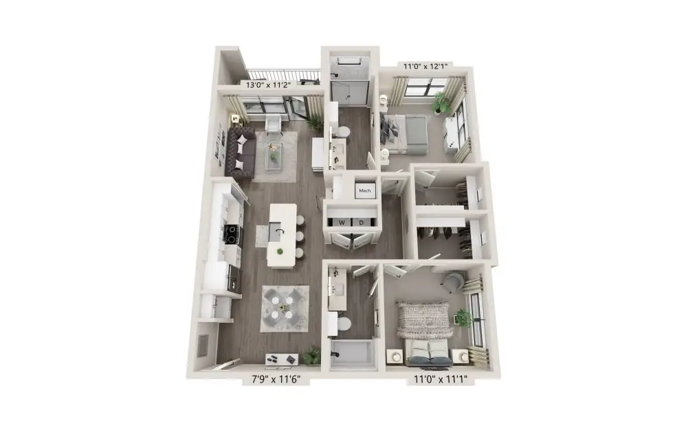 Lenox Grand West Houston Apartments FloorPlan 24