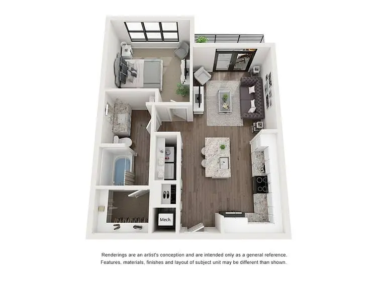 Lenox Oaks Houston Apartments FloorPlan 2