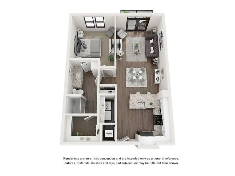 Lenox Oaks Houston Apartments FloorPlan 4