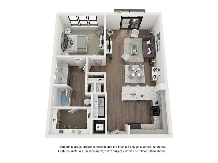 Lenox Oaks Houston Apartments FloorPlan 9