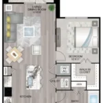Lenox Reserve Houston Apartments FloorPlan 6