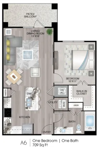 Lenox Reserve Houston Apartments FloorPlan 6