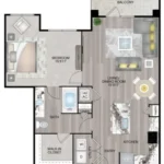 Lenox Reserve Houston Apartments FloorPlan 9