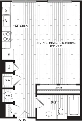 Lincoln Heights Apartments Houston FloorPlan 1