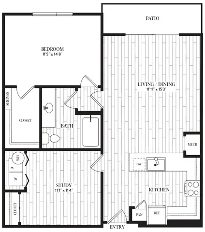 Lincoln Heights Apartments Houston FloorPlan 12