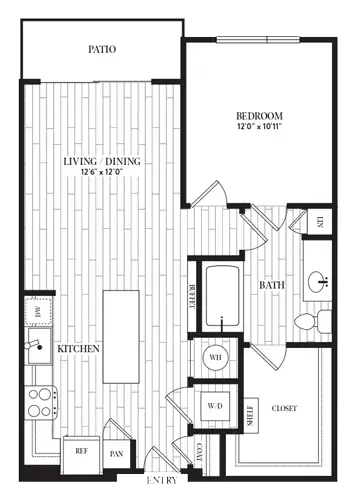 Lincoln Heights Apartments Houston FloorPlan 6