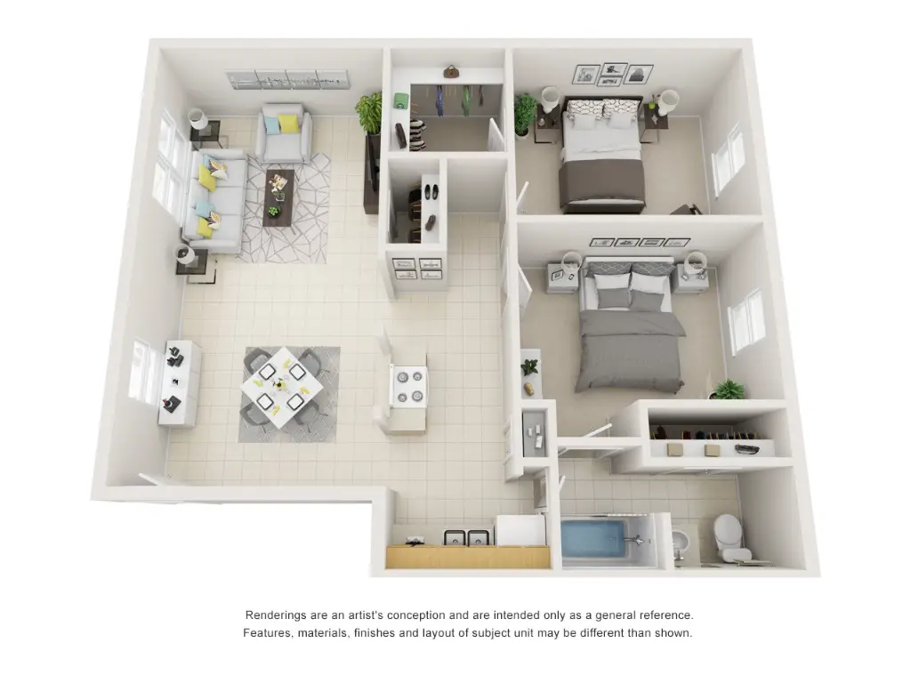 Linda Vista Apartments Floor Plan 2