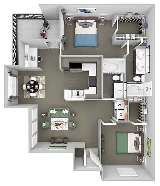 Lodge at Cypresswood floor plan 5