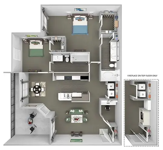 Lodge at Cypresswood floor plan 6