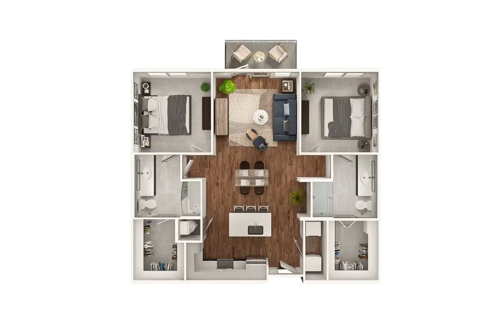 Lumen Apartments Houston FloorPlan 13