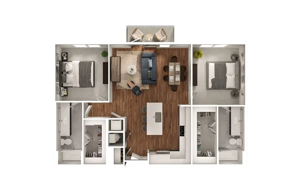 Lumen Apartments Houston FloorPlan 14