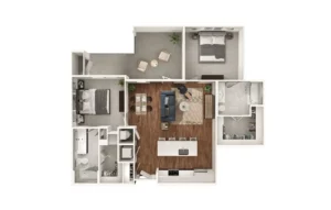 Lumen Apartments Houston FloorPlan 16