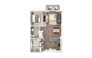 Lumen Apartments Houston FloorPlan 5