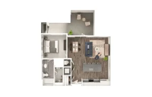 Lumen Apartments Houston FloorPlan 6