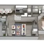 McAlister Houston Rise Apartments FloorPlan 4