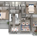 McAlister Houston Rise Apartments FloorPlan 7