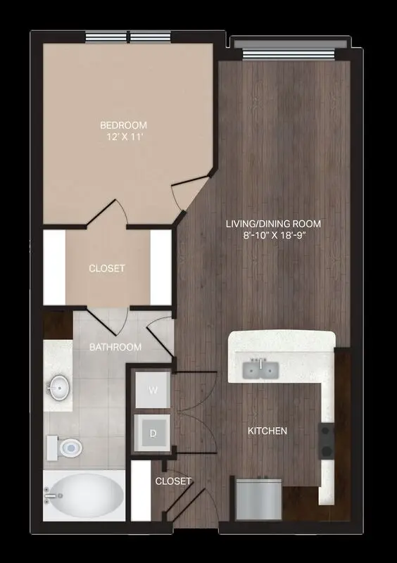 Mezzo Kirby Med Center houston apartment floorplan 4