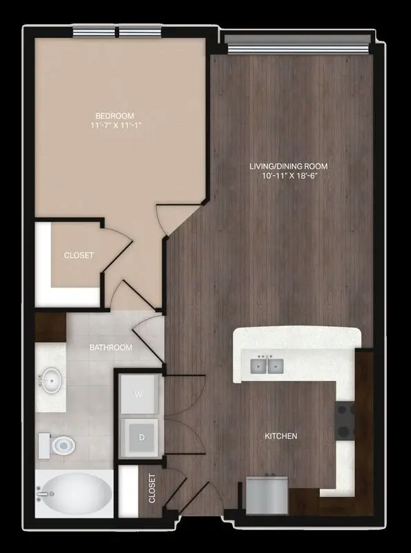 Mezzo Kirby Med Center houston apartment floorplan 7