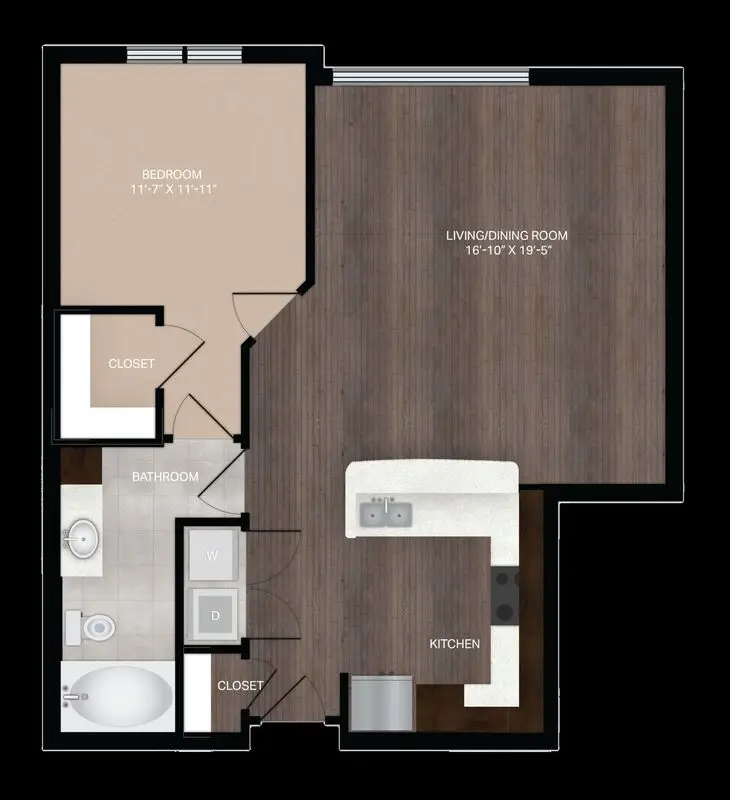 Mezzo Kirby Med Center houston apartment floorplan 9