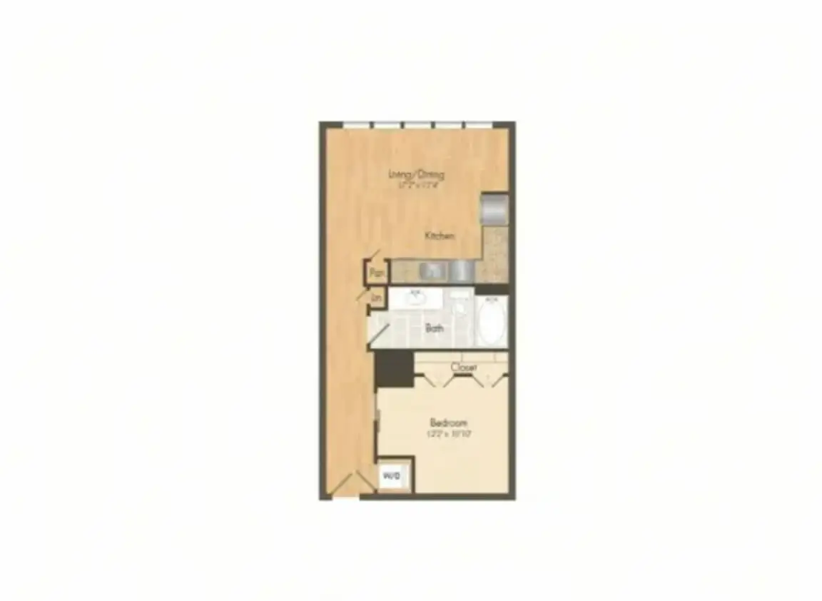 Muse at Museum District Houston Apartments FloorPlan 1