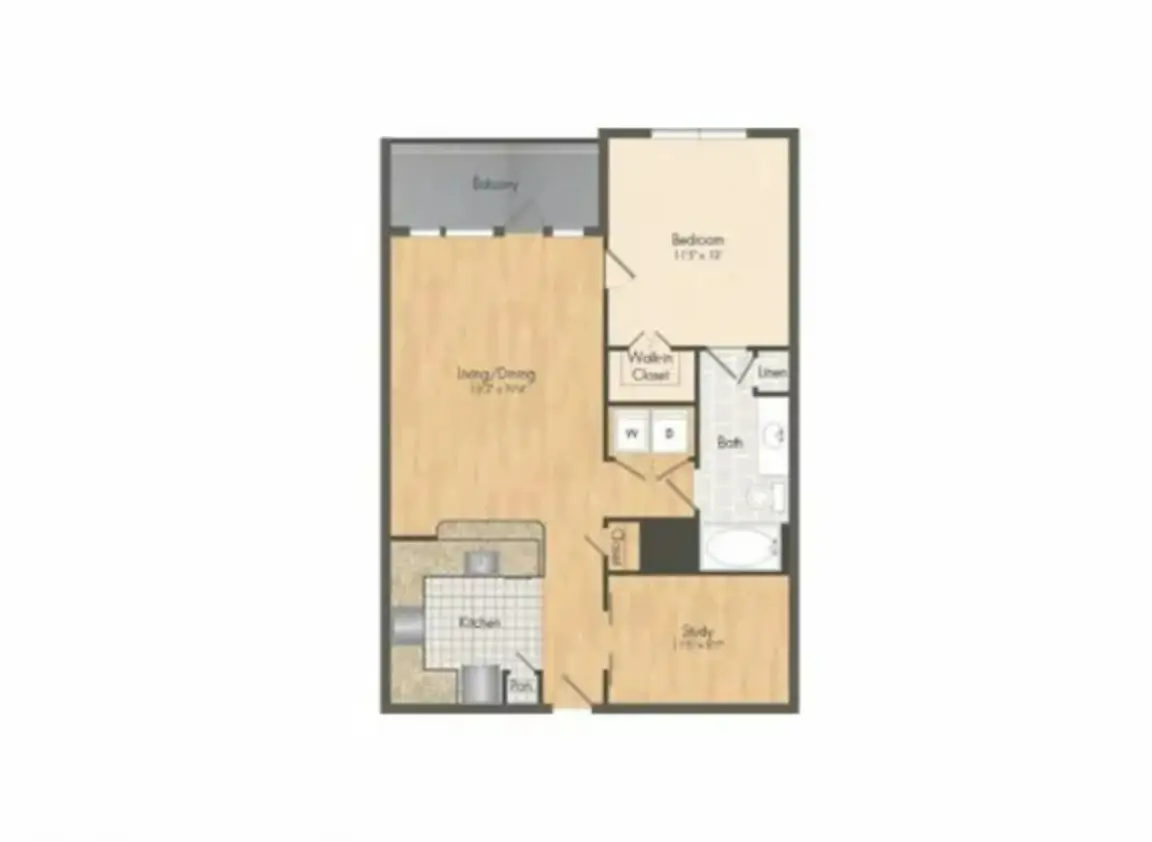 Muse at Museum District Houston Apartments FloorPlan 10