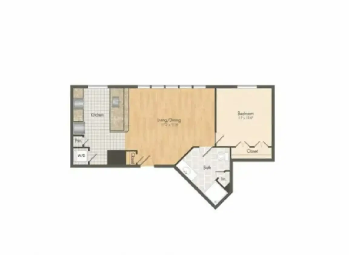 Muse at Museum District Houston Apartments FloorPlan 3
