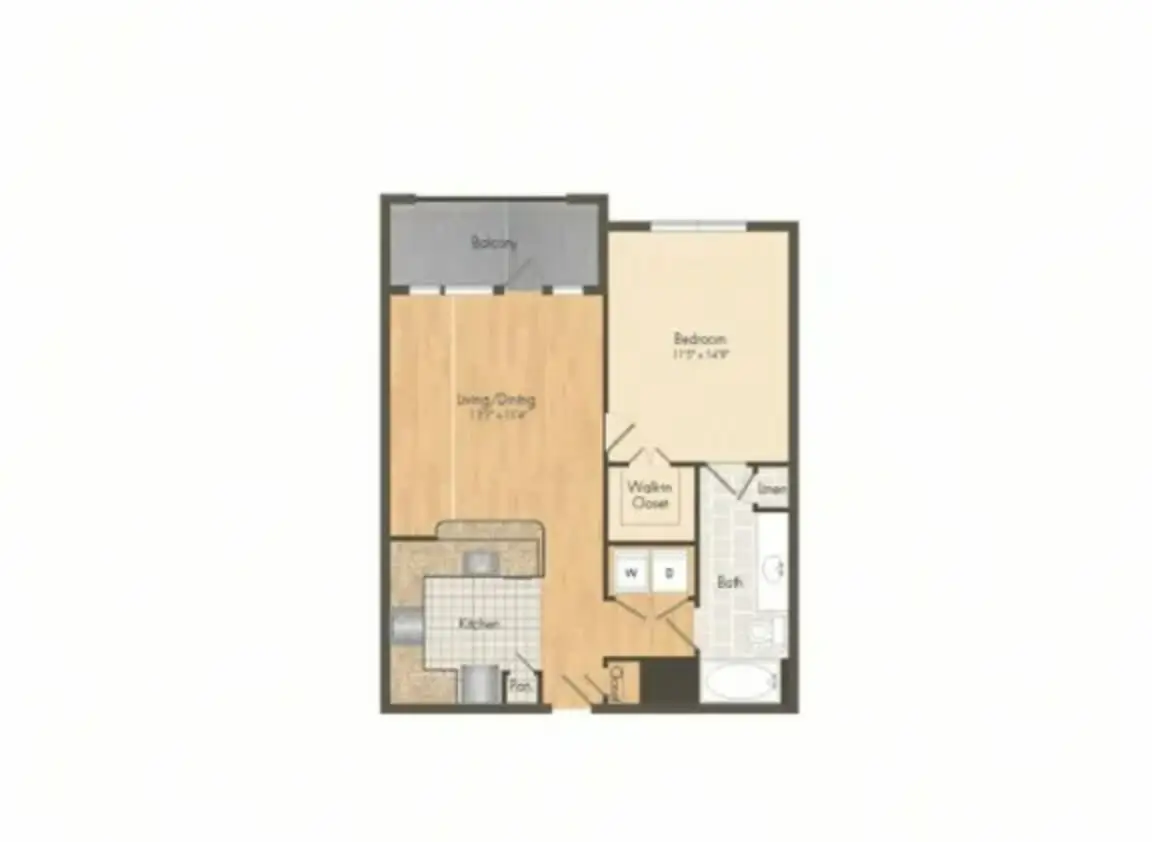 Muse at Museum District Houston Apartments FloorPlan 6