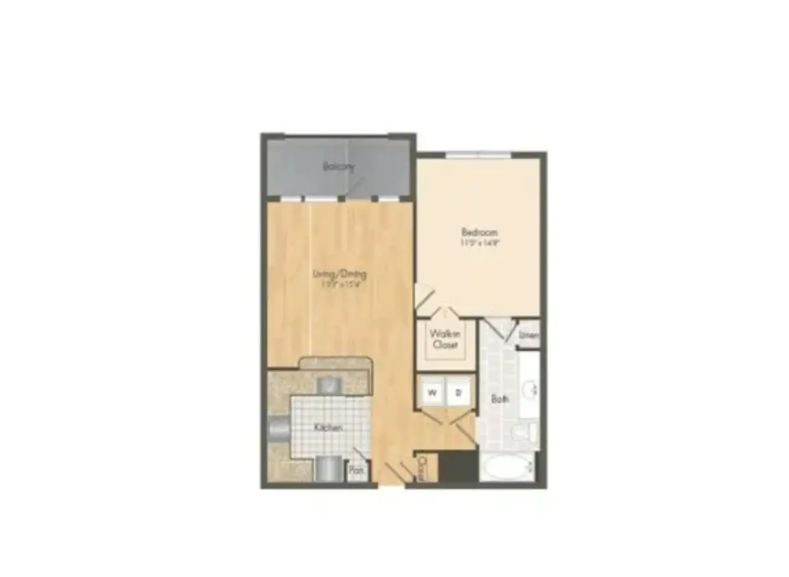 Muse at Museum District Houston Apartments FloorPlan 7