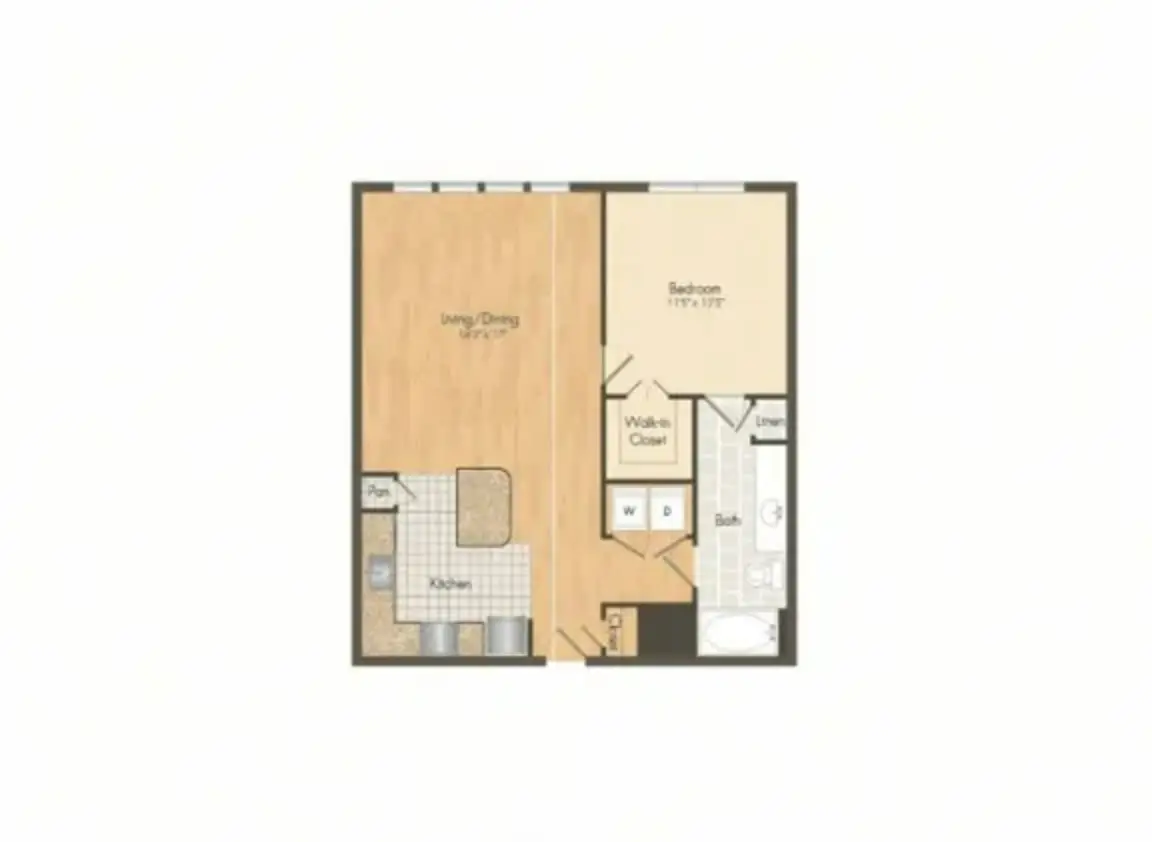 Muse at Museum District Houston Apartments FloorPlan 9